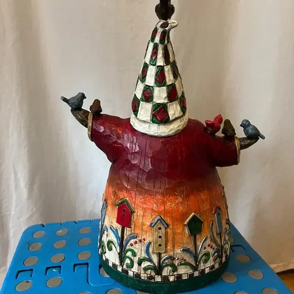 Jim Shore Heartwood Creek birdhouse Santa folk art figure B105532 Rare - Picture 5 of 7